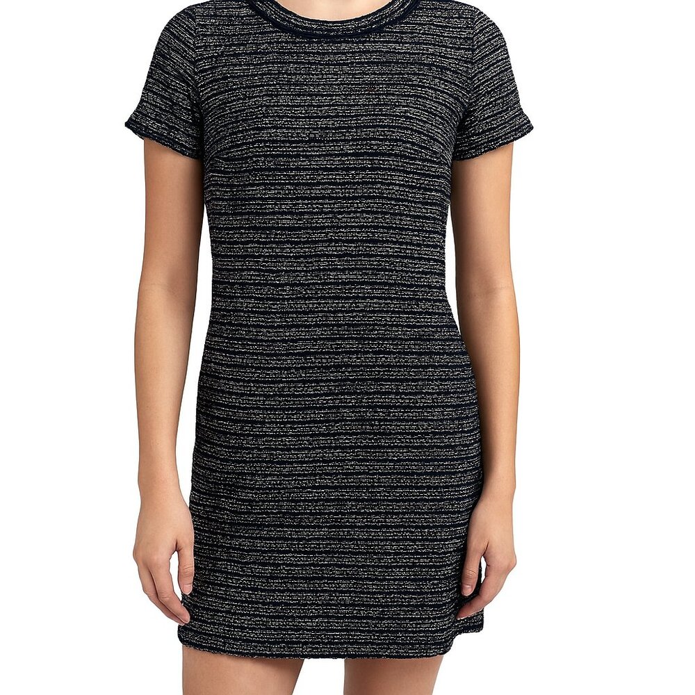 Loft Stretch Tweed Shift Dress